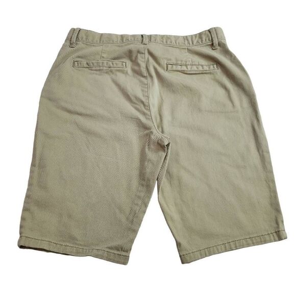 Children's Place khaki uniform bermuda shorts 14 - Picture 2 of 4
